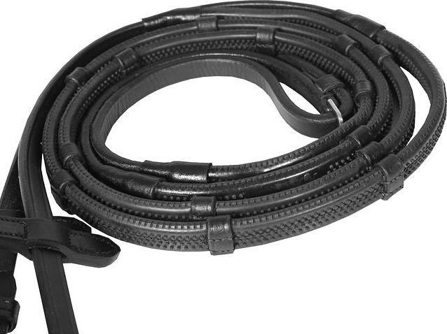 Actual product image Horze Soft Grip rubber reins with bars