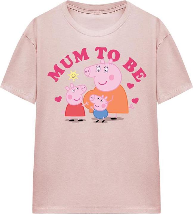 Actual product image Peppa Pig Unisex Adult Mum To Be Mummy Pig T-Shirt (XL)