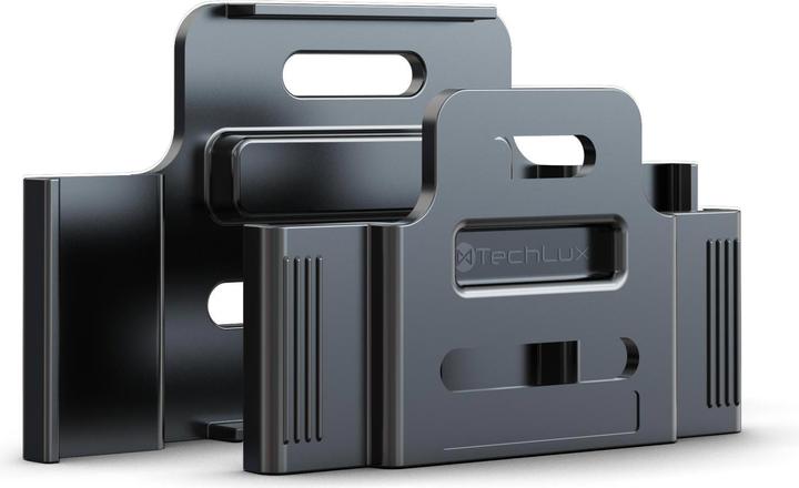 Interchangeable license plate holder (Front + rear, Long format)