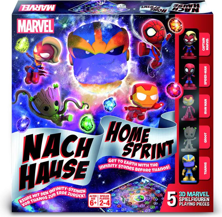 Produktbild ASS Altenburg C75840390 - Disney Marvel - Nach Hause / Gänsespiel, ab 6 Jahren, 2-4 Spieler (Deutsch)