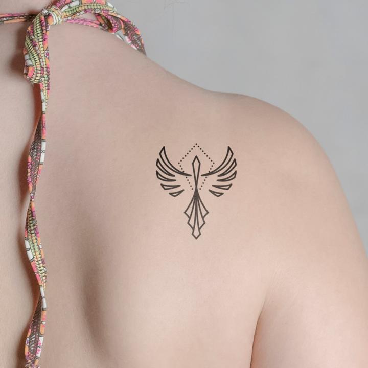 Produktbild minink Temporäres Tattoo – Abstrakter Phönix