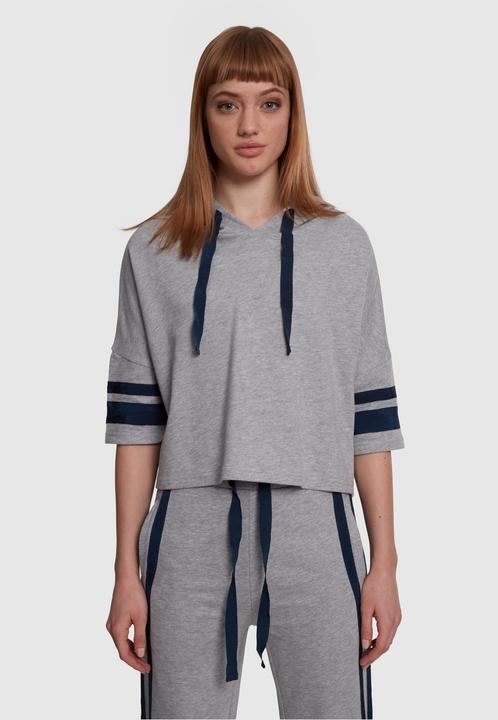 Produktbild Urban Classics Ladies Taped Short Sleeve Hoody (XS)