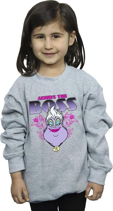 Actual product image Disney Girls The Little Mermaid Ursula Mum Is The Boss Sweatshirt (116)
