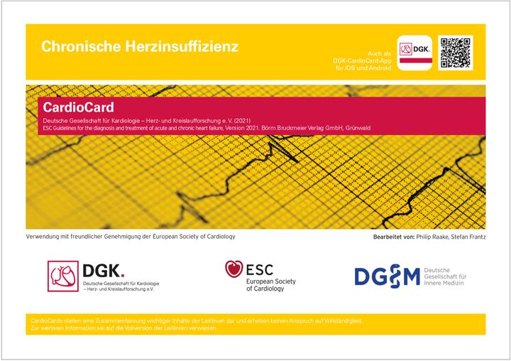 Actual product image Deutsche Gesellschaft für Kardiologie (German, German Society for Cardiology, 2022)