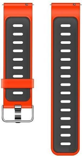 Beline pasek Watch 20mm Double Color Silicone czerwono-czarny red/black box (Silikon)