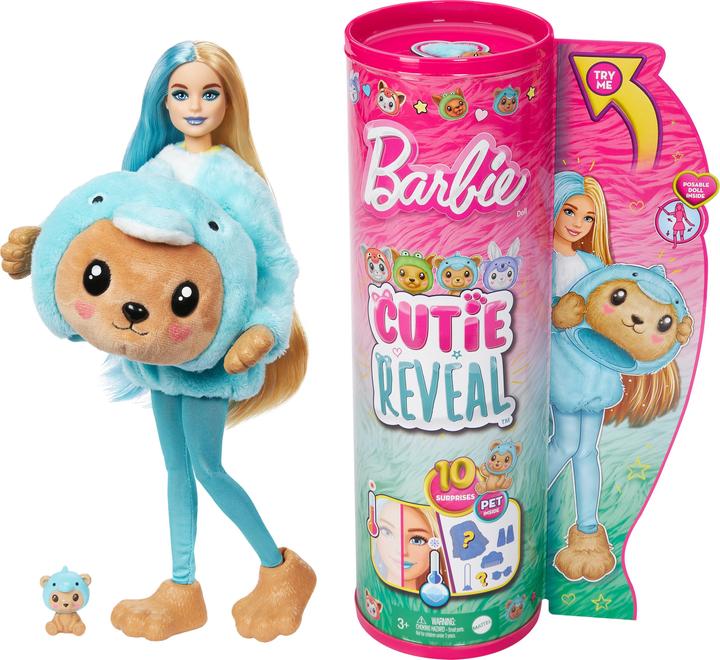 Actual product image Barbie Cutie Reveal Costume Cuties Series - Teddy Dolphin