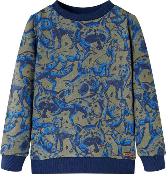 Actual product image VidaXL Children's sweatshirt khaki 104,Material: 100 % cotton,Colour (104)