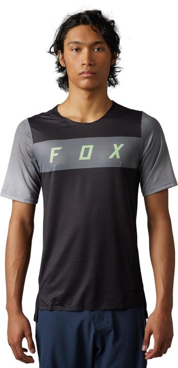 Actual product image Fox Jersey 23 Flexair Ss Arcadia Blk S (S)