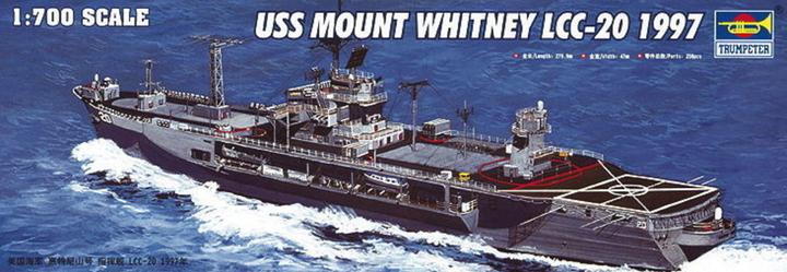 Actual product image Trumpeter USS Mount Whitney LCC-20 1997