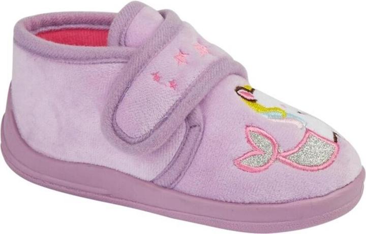 Actual product image Universal Textiles Girls Slippers Mystique Unicorn (27)