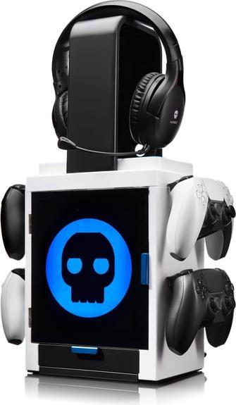 Produktbild Numskull - Meuble de rangement lumineux inspiré du logo pour gamer (PS5)