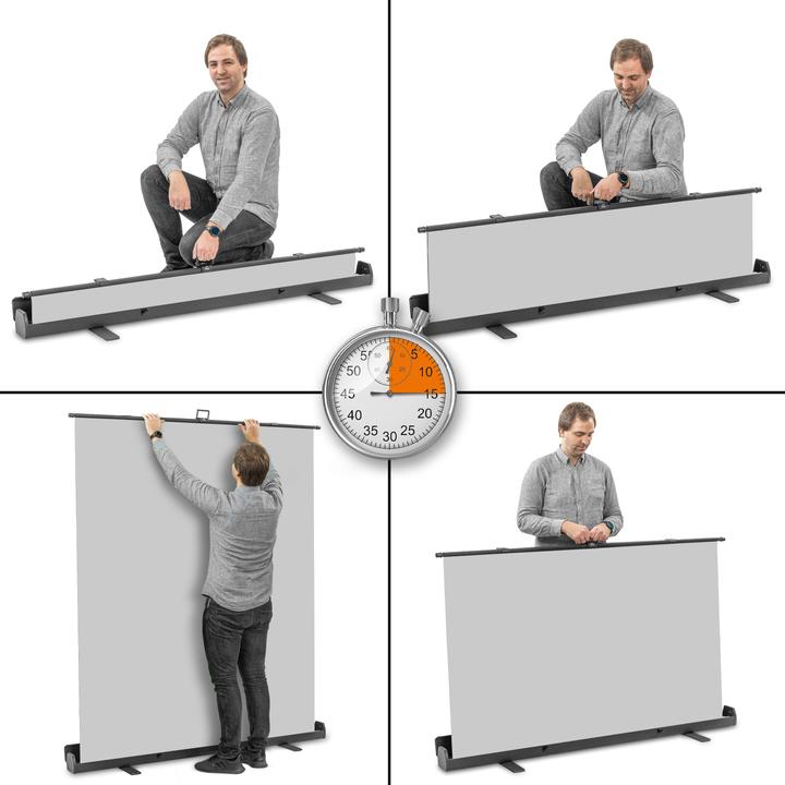 Immagine prodotto Walimex pro Sfondo del pannello roll-up (165 cm, 226 cm)