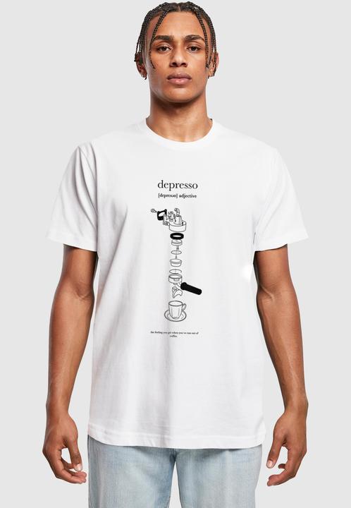 Produktbild Mister Tee MisterTee Depresso T-Shirt Round Neck - 174663 (S)