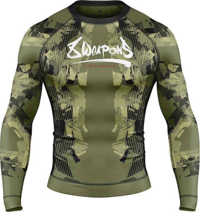 Produktbild 8Weapons 8 WEAPONS Rashguard, L/S, Hit 2.0, olive-black, M (M)