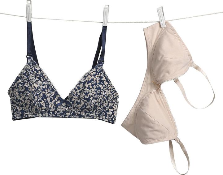 Vertbaudet Bio-Kollektion: 2er-Pack Still-BHs ohne Formbügel