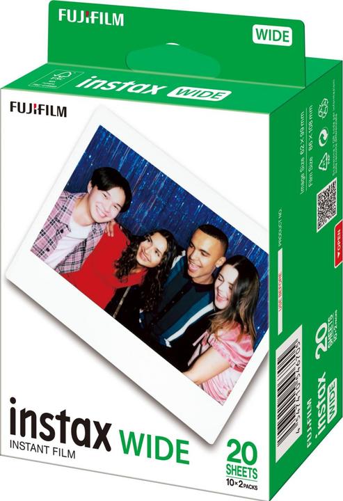 Fujifilm Film instantané Instax Wide 10x2 (Large 300)
