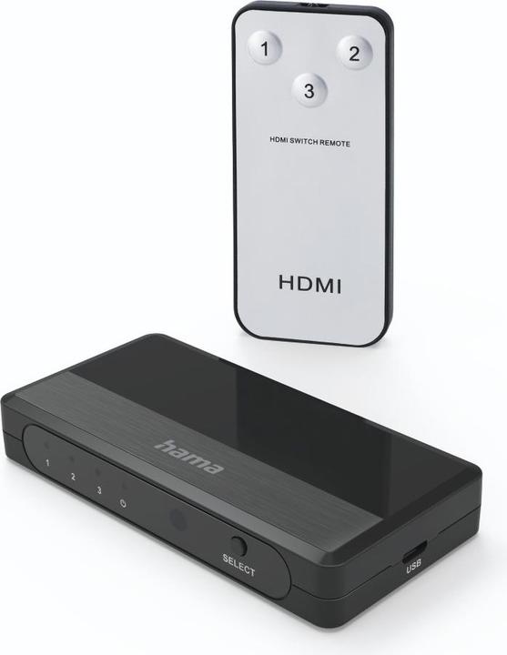 Actual product image Hama HDMI Switch 3x1