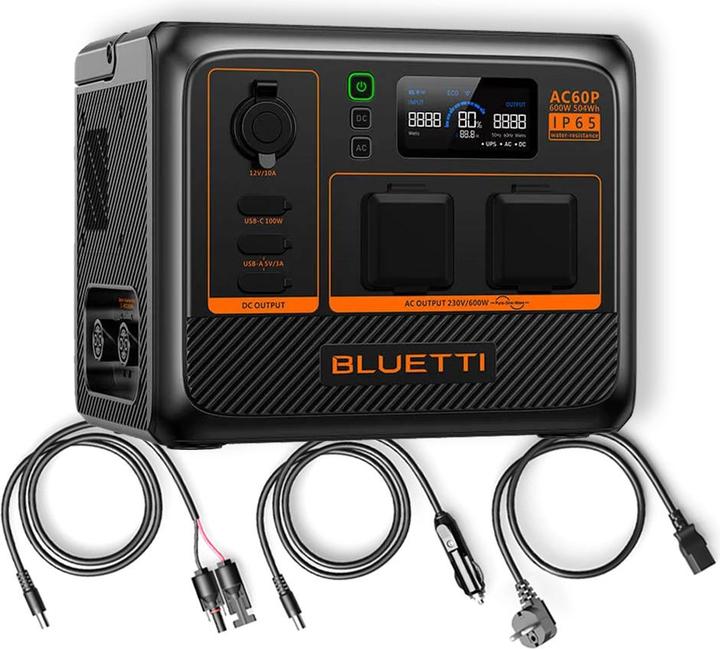 Produktbild Bluetti AC60P (504 Wh, 9.10 kg)