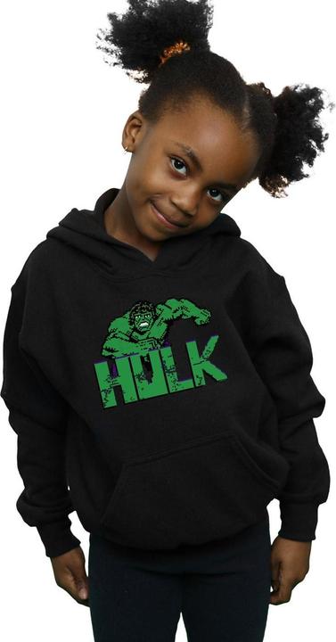 Actual product image Girls Hulk Pixelated Hoodie (116)