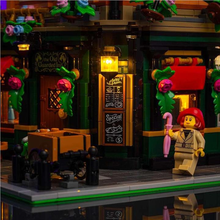 Actual product image Light my bricks LMB 2.0 LEGO® 10350# Tudor Corner Light Kit