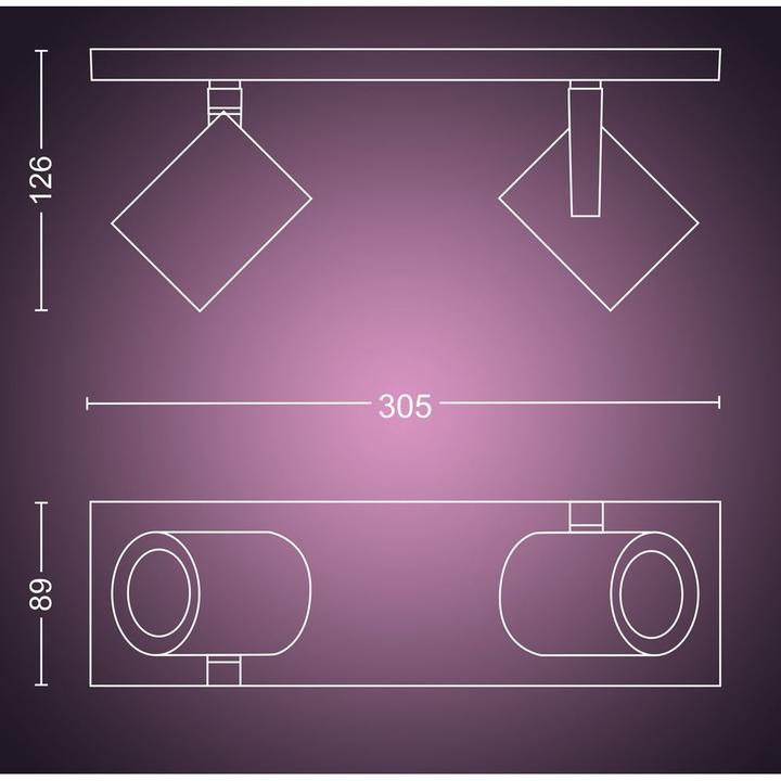 Produktbild Philips Hue Argenta Basis BT (350 lm, GU10)