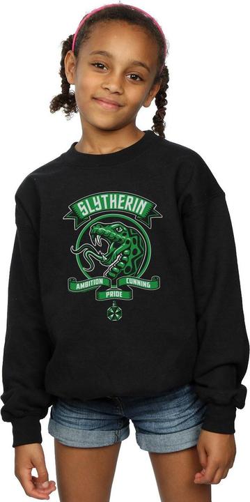 Image du produit - Sweat SLYTHERIN TOON CREST - Fille (128)