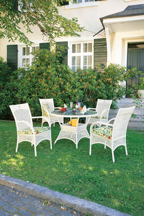 Actual product image Best Aluminium wicker chair Madelene caramel