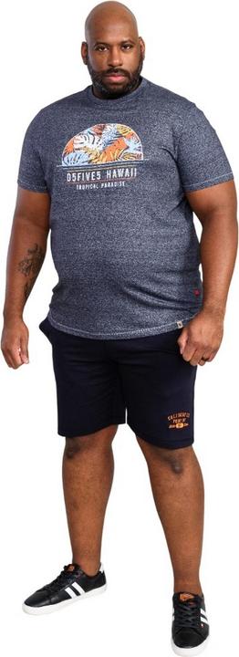 Immagine prodotto DUKE D555 Upton Hawaii Maglietta Kingsize Stampa Foglia Uomo (XXL)
