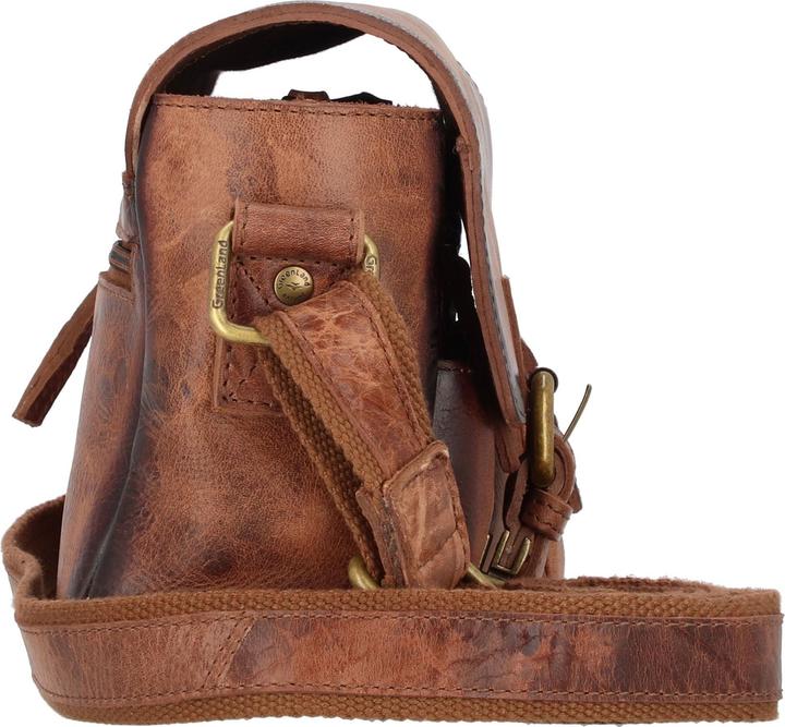 Actual product image Greenland Nature Mascu & Line shoulder bag leather 23 cm
