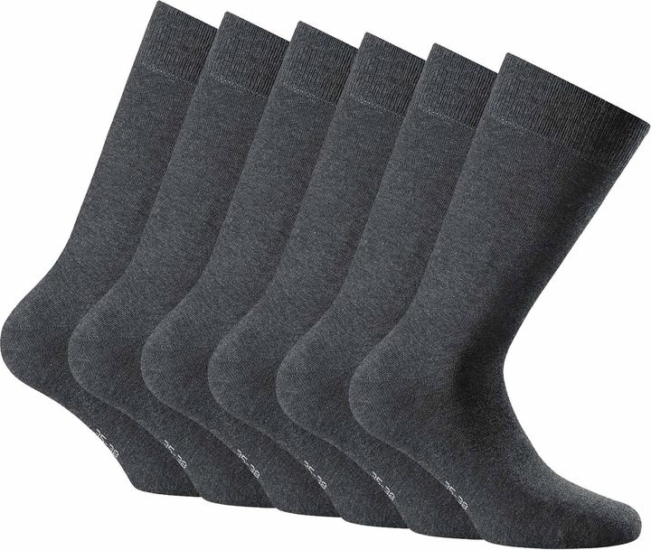 Produktbild Rohner Socken Business Bequem sitzend cotton II 6er Pack (6er Pack, 35 - 38)