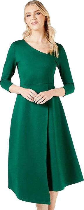 Actual product image Principles Womens/Ladies Ponte Asymmetric Hem Midi Dress (40 D)