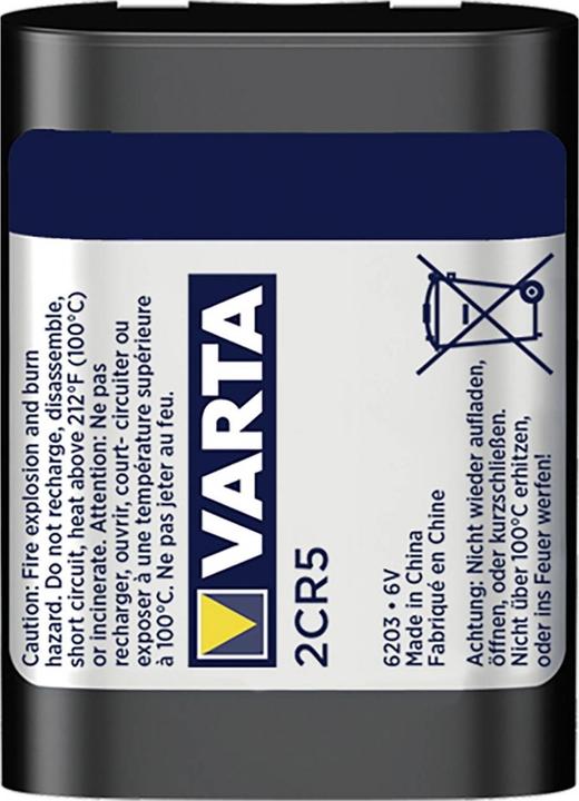 Actual product image Varta Photo Lithium (1 pcs., 2CR5, 1400 mAh)