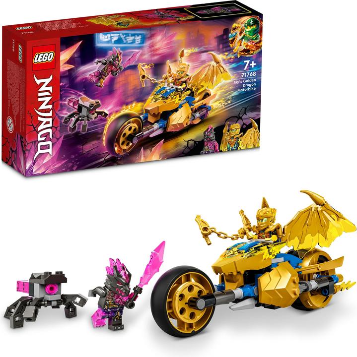 Image du produit LEGO La moto dragon d'or de Jay (71768, LEGO Ninjago)