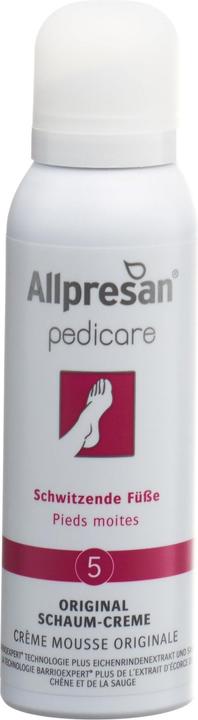 Allpresan pedicare (5) Schwitzende Füsse 125 ml (Fusscrème & Fussgel, 125 ml)