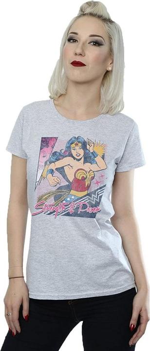 Actual product image Wonder Woman Womens/Ladies Strength And Power Heather T-Shirt (M)