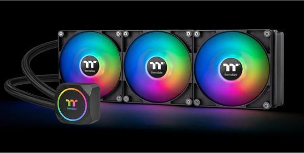 Actual product image Thermaltake TT TH420 ARGB Sync CPU Liquid Cooler AiO CL-W367-PL14SW-A