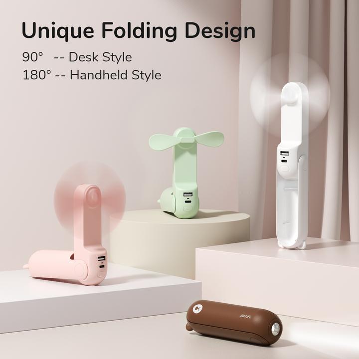 Produktbild Jisulife Handheld Fan Life8 white