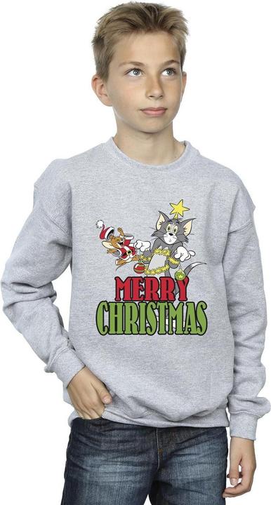 Produktbild Tom & Jerry Merry Christmas Baubles Sweatshirt Jungen (140, 146)