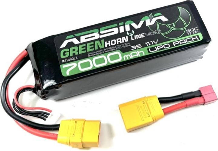 Absima Greenhorn Vol.2 LiPo 3S 11,1V-50C 7000 SC (XT90/T-Plug)