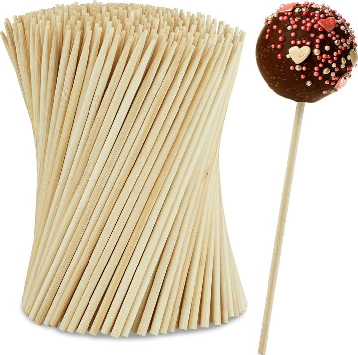 Relaxdays 250x Cakepop-Stiele