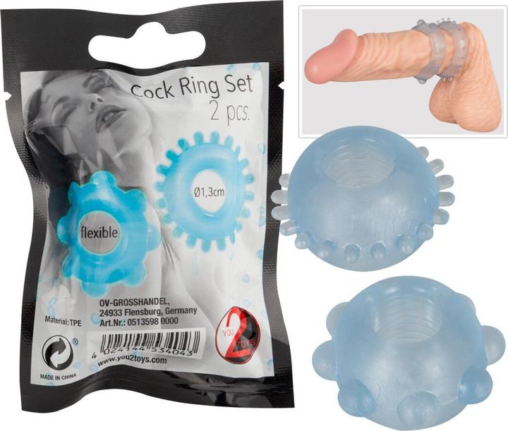 Immagine prodotto You2Toys Set di anelli per il pene (1.30 cm)