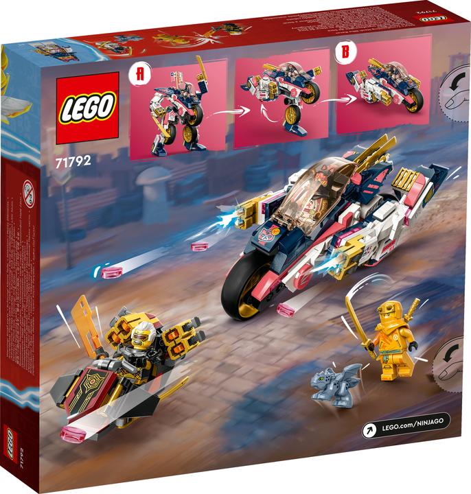 Produktbild LEGO Ninjago Soras Mech verwandelt sich in ein Rennrad (71792). (71792, LEGO Ninjago)