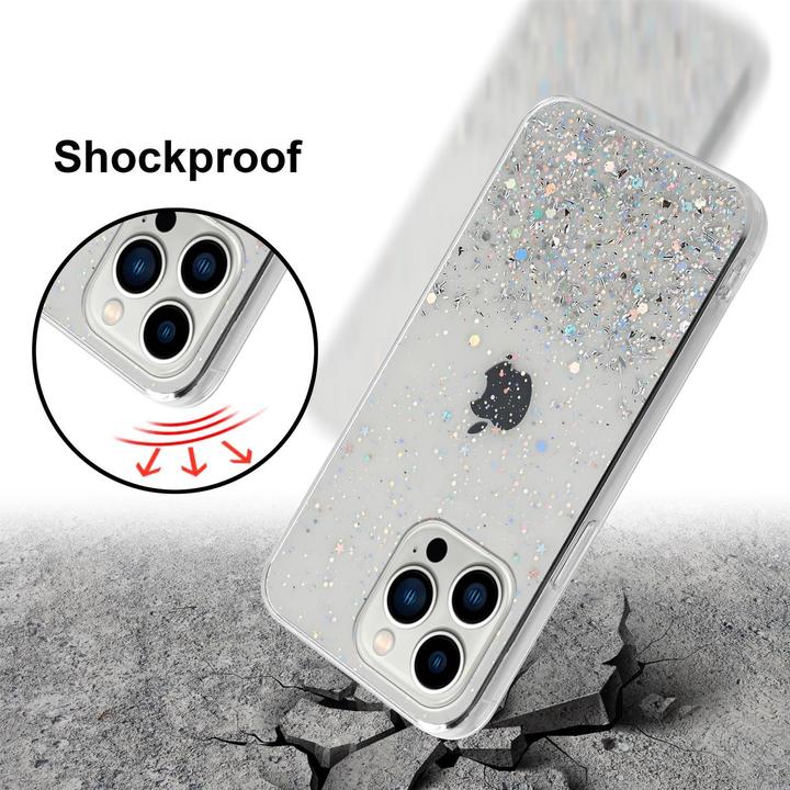 Produktbild Cadorabo TPU Cover funkelnder Glitter (Apple iPhone 13 Pro Max)