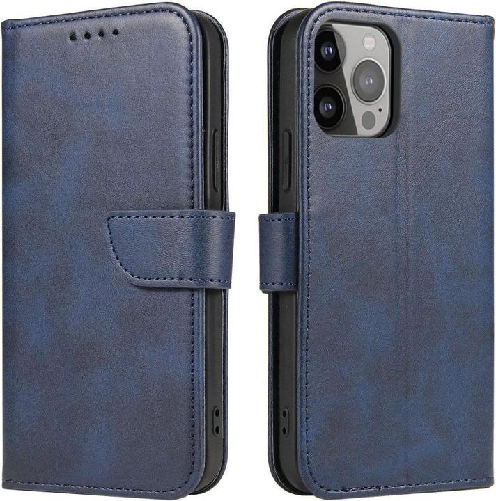 Image du produit Hurtel Etui magnétique avec rabat et porte-monnaie - bleu (Samsung Galaxy S24+)