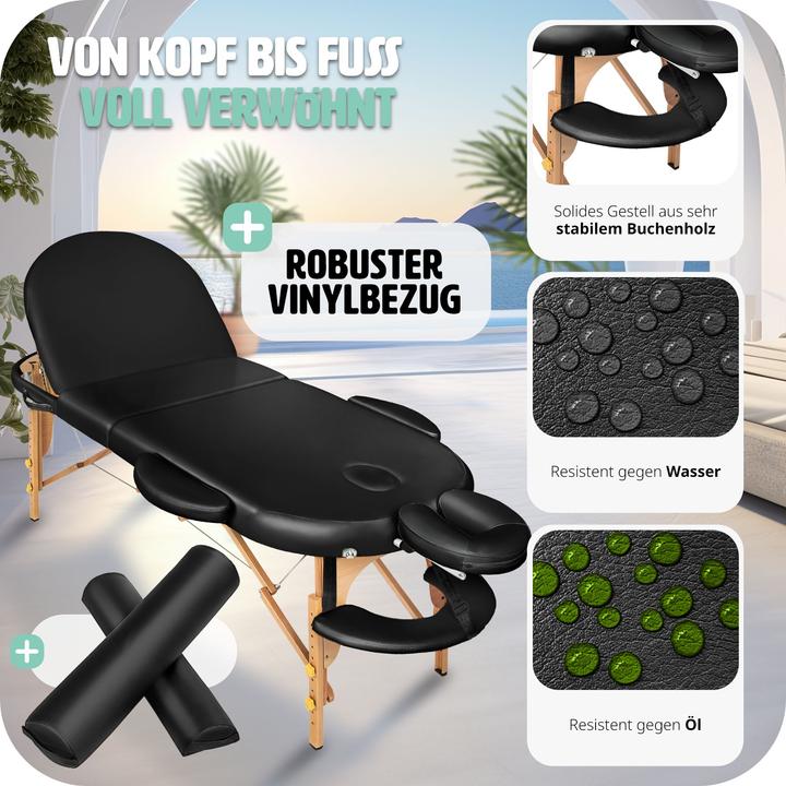 Produktbild tectake Massageliege oval