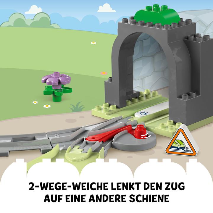 Produktbild LEGO Eisenbahntunnel und Schienen - Erweiterungsset (10425)
