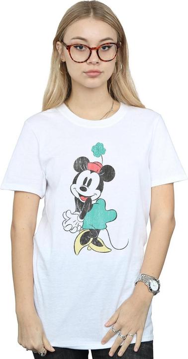 Immagine prodotto Disney Minnie Mouse Shamrock Hat Maglietta Ampia Donna (M)