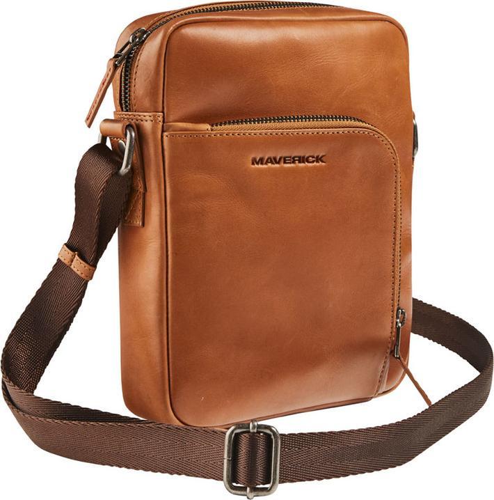Image du produit Maverick New Men sac bandoulière City cuir, cognac