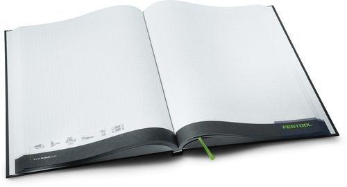 Actual product image Festool Notebook (A4, Checked, Hardcover)