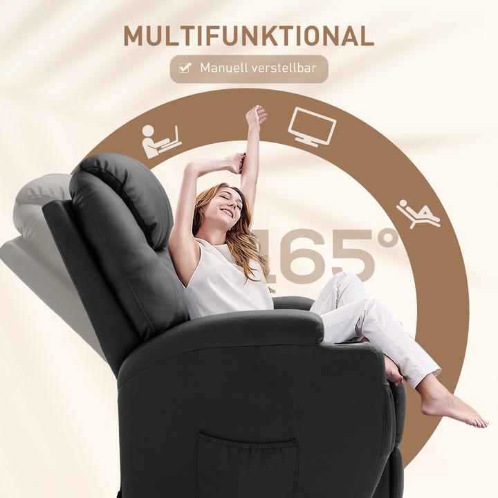 Image du produit Homcom Massagesessel mit Liegefunktion